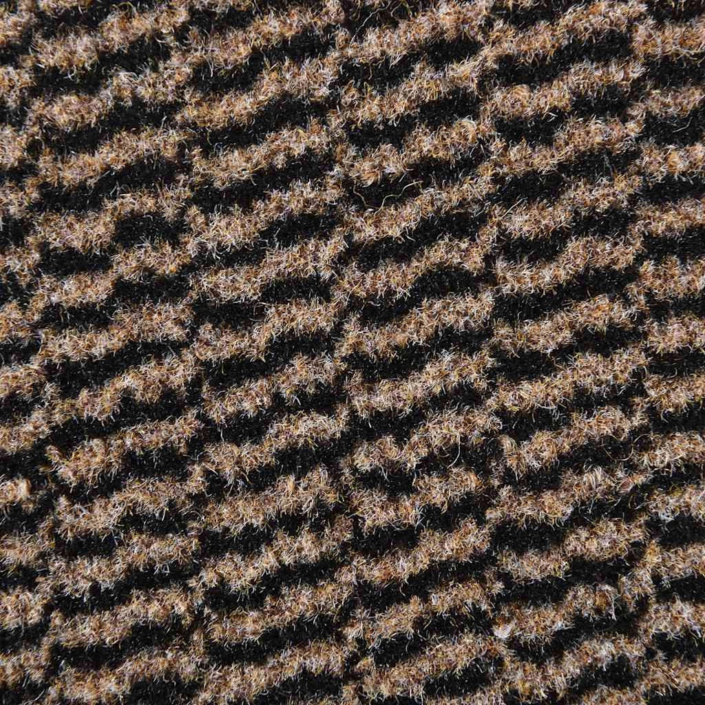 Zerbino antiscivolo di design marrone per interni ed esterni 60 x 180 cm in PP marrone 02_0058129
