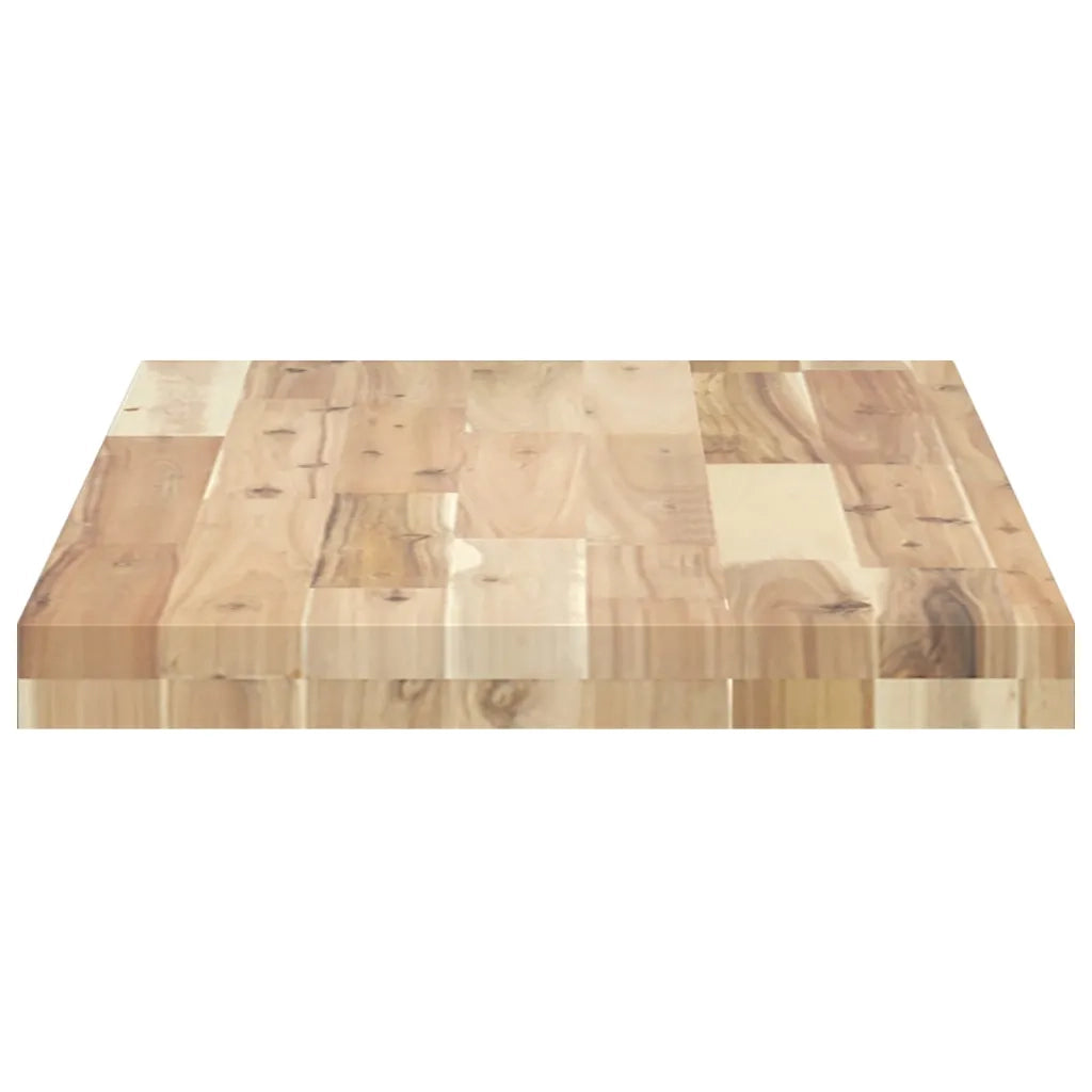 Mensole Parete | Scaffale a Parete | Ripiano a Parete 60x40x4 cm Legno Massello Acacia Non Trattato