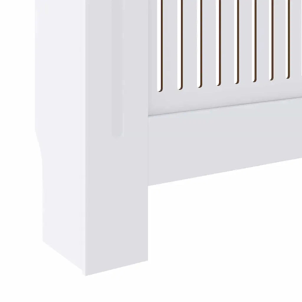 Copertura per radiatori 2 pcs Bianco 205 x 20,5 x 81,5cm