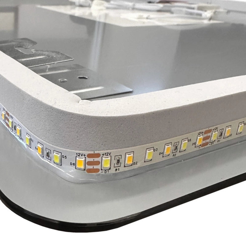 Specchio smart rettangolare YJ-70180A con retroilluminazione 70x180 cm.