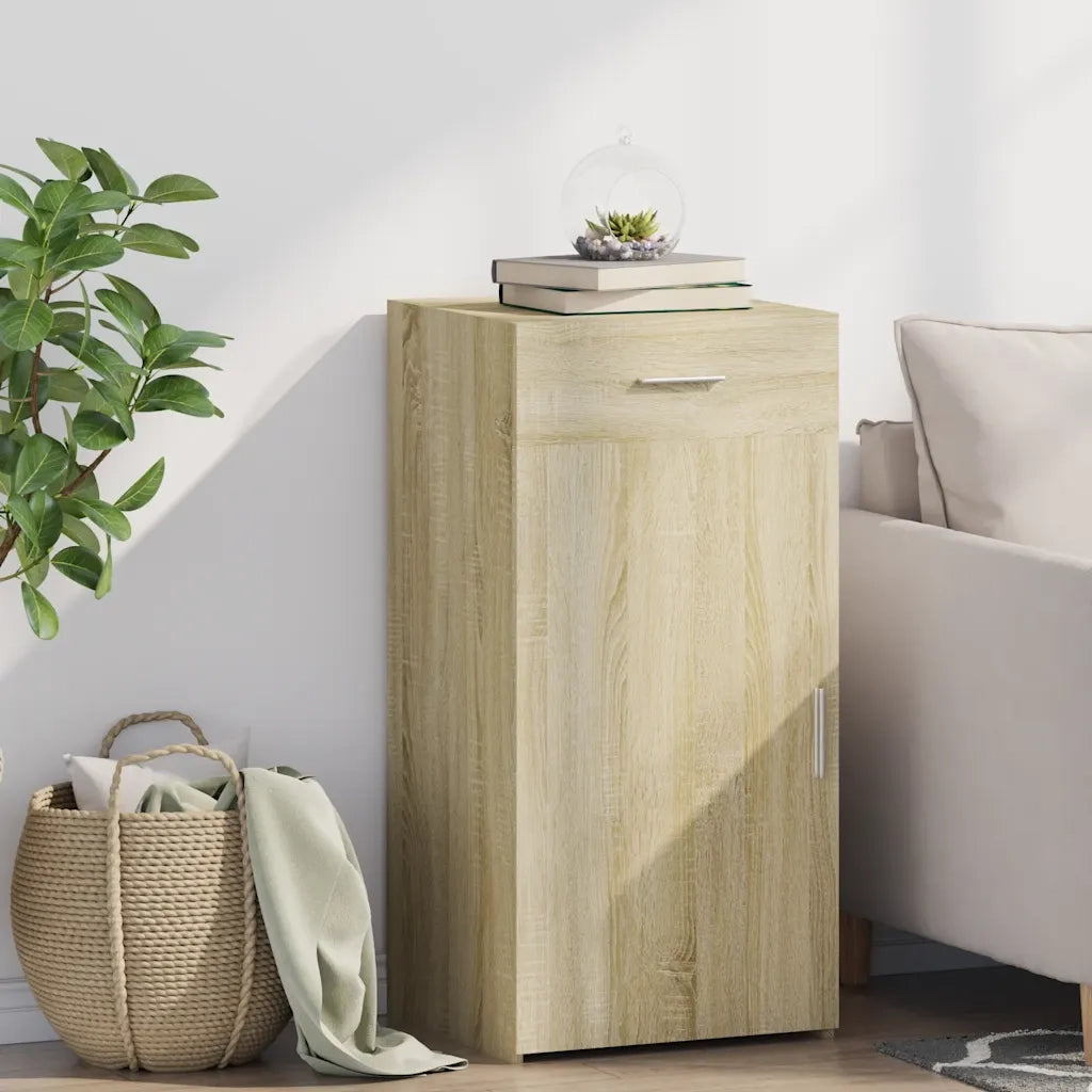 Credenza | Madia | Buffet da pranzo | Armadio da pranzo Rovere Sonoma 45x42,5x93 cm in Legno Multistrato