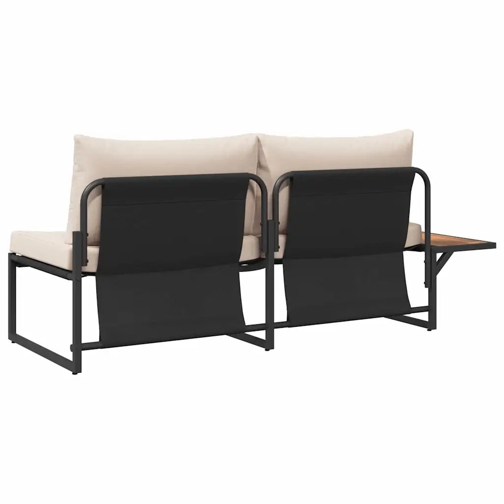 Divano da giardino-Sofa da Giardino-Divano da esterno Talpa 200,5 x 70 x 85,5 cm Acciaio