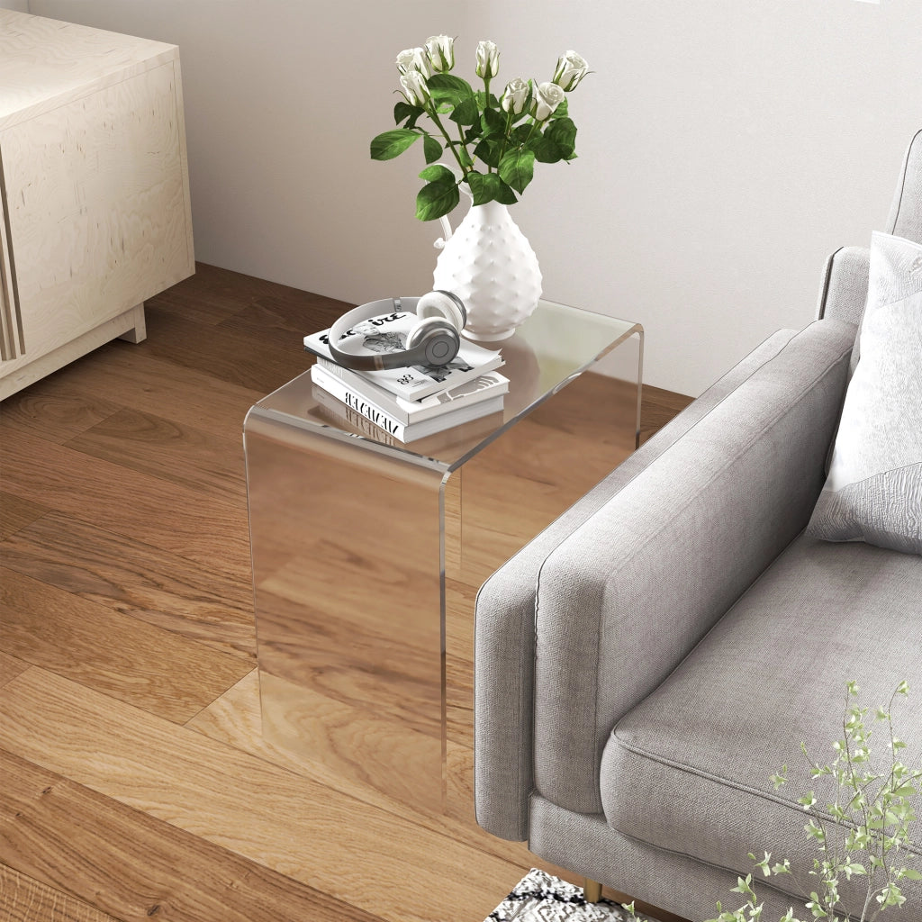 Tavolino da Salotto in Acrilico ¨C Zephmum ¨C 53.5x30.5x53.5 cm Trasparente