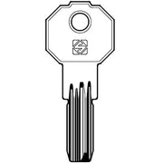 CHIAVE PUNZONATA PREFER PF22 SILCA - OTTONE NICHELATO- 5 pezzi