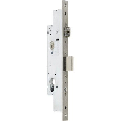 SERRATURA MONTANTE INFILARE 49225 CISA - B.Q INOX F.MM 25 F.SAGOM M1 SCR+Q8 E.MM 30