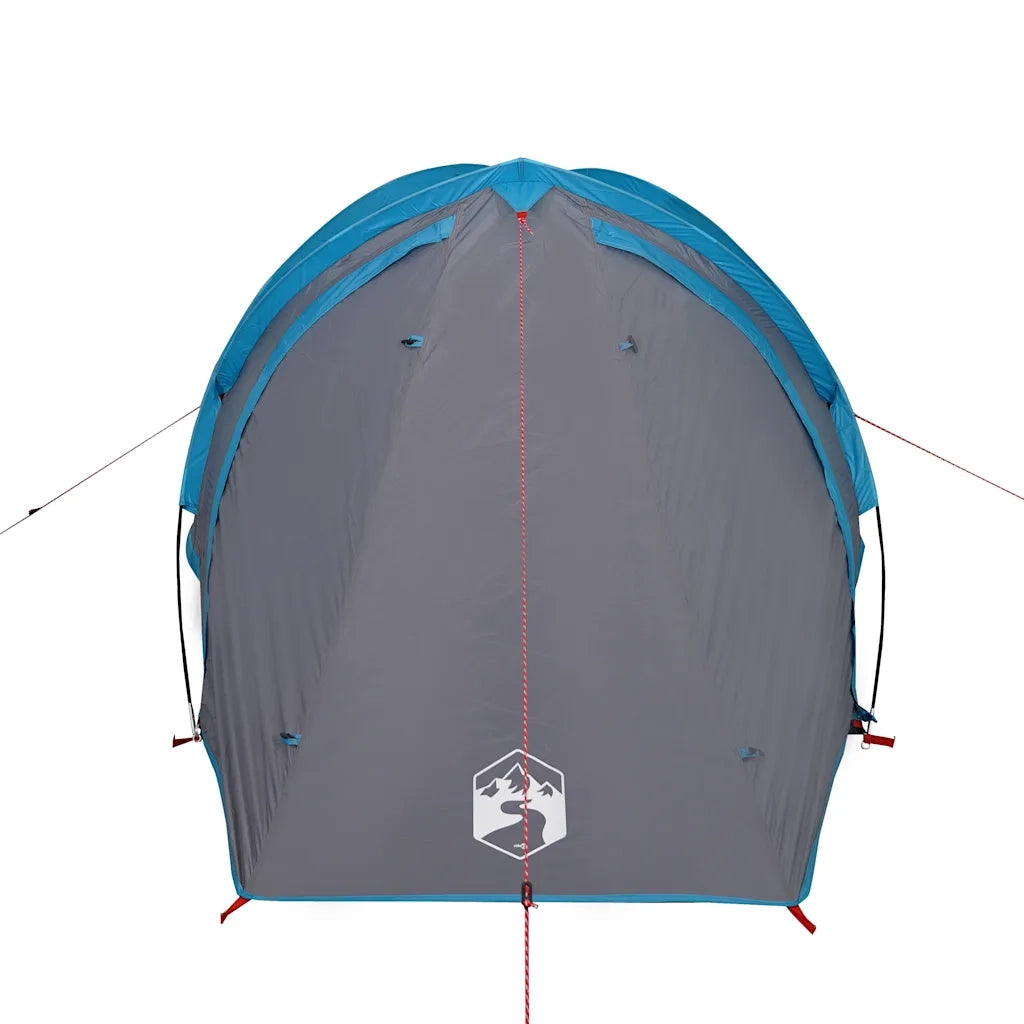 Tenda da campeggio | Tenda da campo a Cupola per 2 Persone Blu Impermeabile