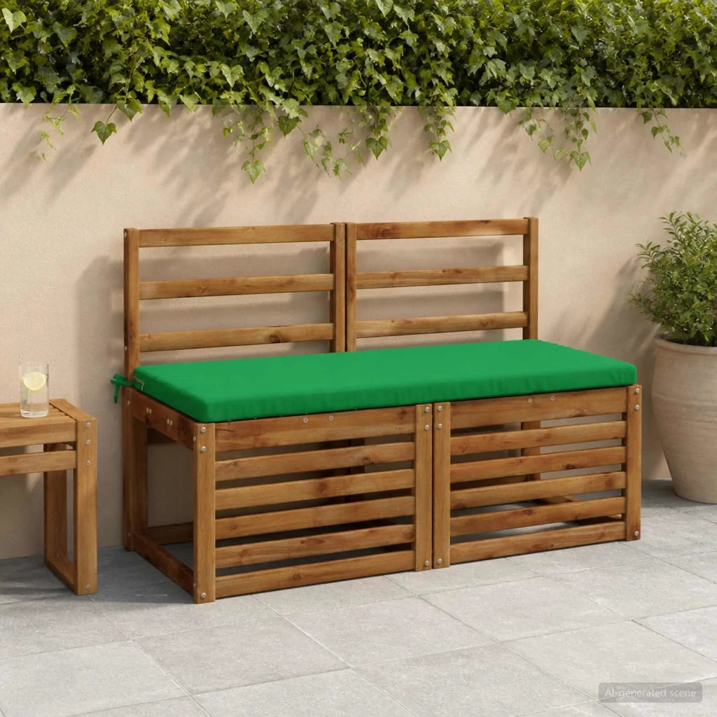 Cuscino per panchina SOEST 100% Poliestere Verde 949352