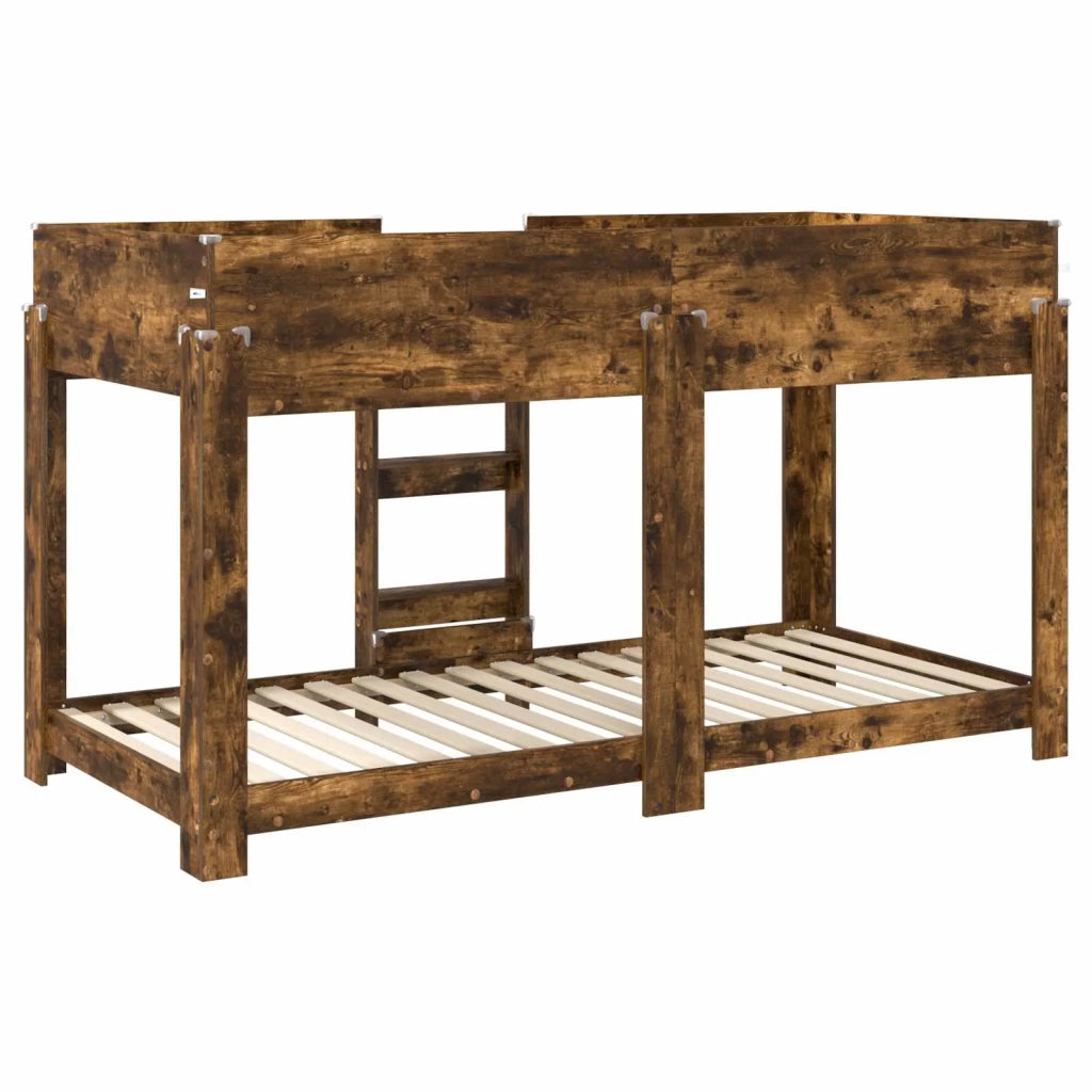 Letto a Castello per Bambini Rovere fumé 100 x 200 cm