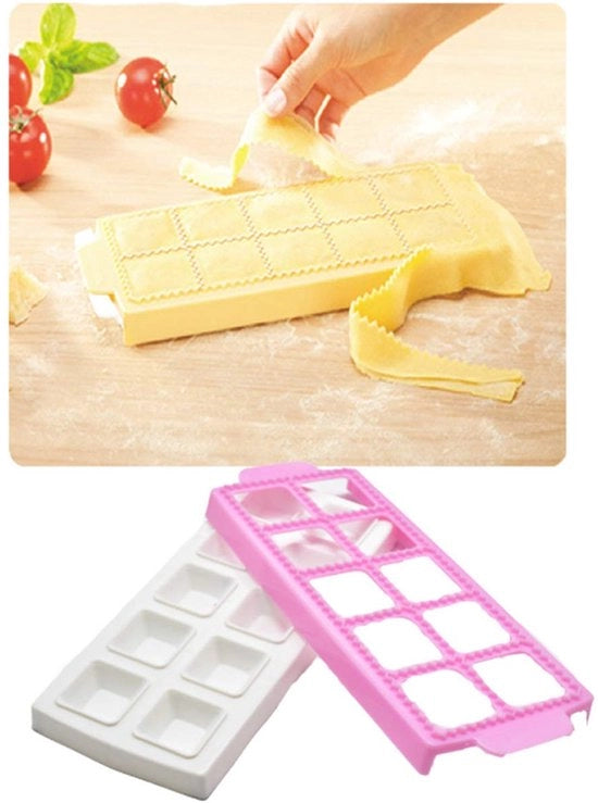 Set di stampe per ravioli in silicone, ravioli e pierogi, mal per tortellini e ravioli, utensile per ravioli, set di stampe per ravioli e uovo