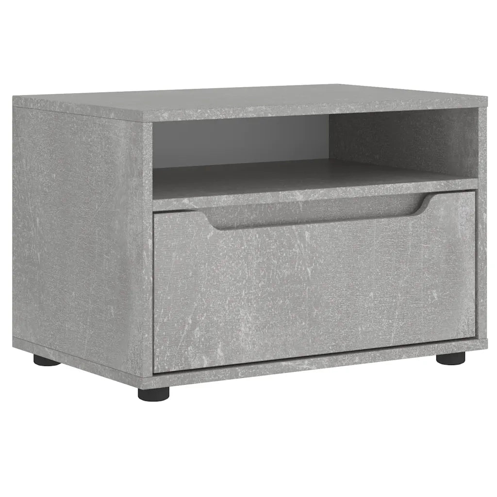Mobile TV-Credenza per TV-Console TV VISNES Grigio Cemento 60x40x38 cm Legno Multistrato