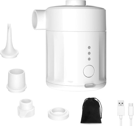 Pompa portatile elettrica - 4 valvole - mini pompa a vuoto - accumulator ricaricabile - progettata per essere ultraleggera