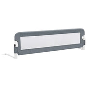 Sponde Letto di Sicurezza Bambini Grigio 150x42cm in Poliestere CFW3207364