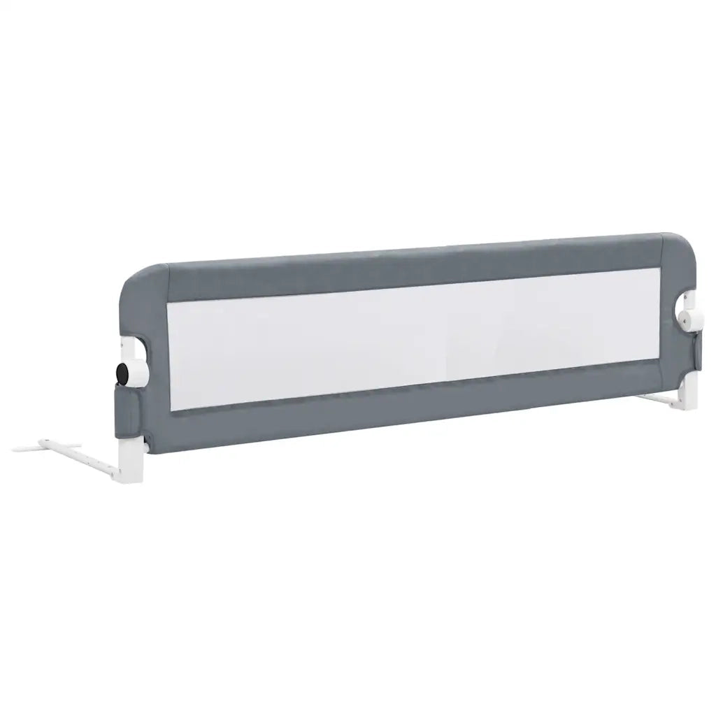 Sponde Letto di Sicurezza Bambini Grigio 150x42cm in Poliestere CFW3207364