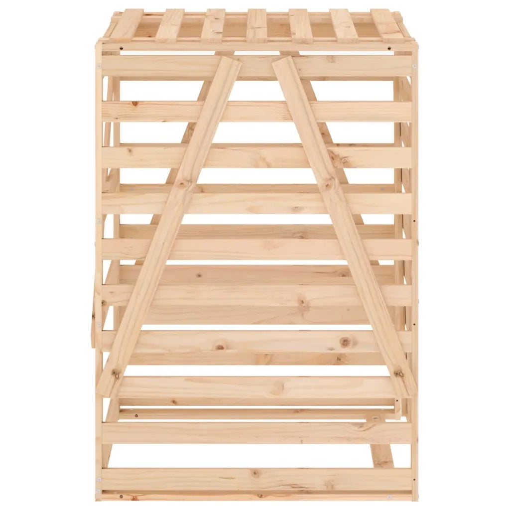 Copribidone 84x90x128,5 cm in Legno Massello di Pino