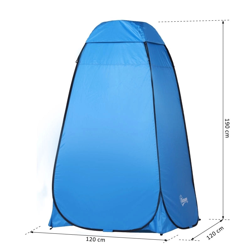 Tenda WC a scomparsa, tenda doccia mobile da campeggio, tenda spogliatoio con tasca interna, cabina doccia, cabina spogliatoio, poliestere
