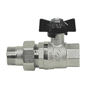 VALVOLA A SFERA MF CON BOCCHETTONE A FARFALLA- 1/2''  DN 15  PN 64- BUGAT- pezzi 1