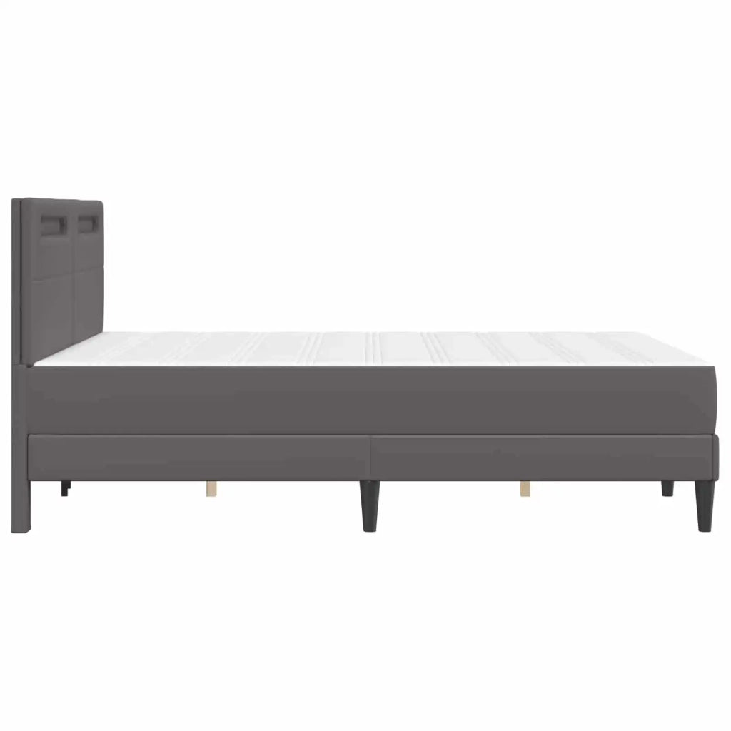 Struttura del letto con testiera Grigio 120 x 200 cm Similpelle 3414994