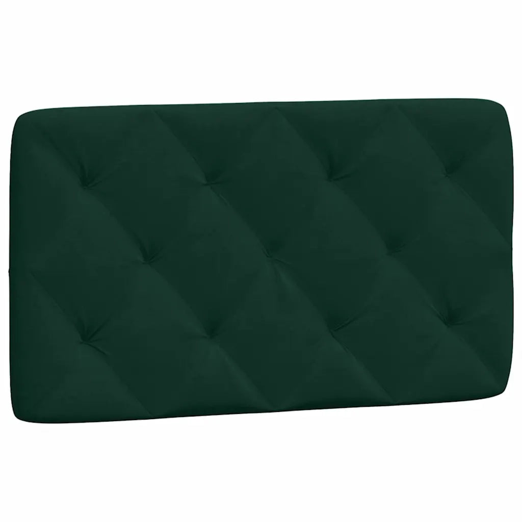 Letto singolo | Letto per adulti | Letto con Materasso Verde Scuro 90x200 cm in Velluto