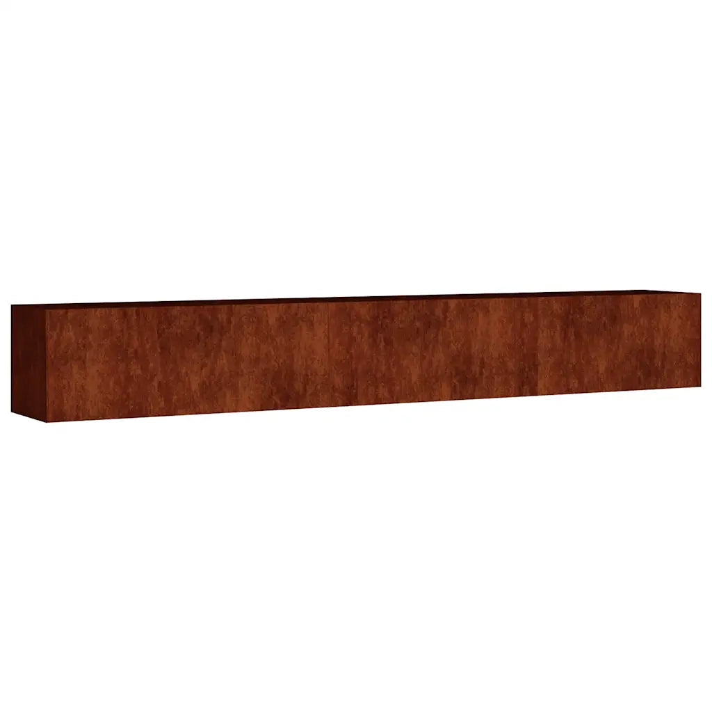 Fioriera Rialzata da Giardino 280x40x40 cm in Acciaio Corten 824522