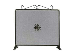 PARASCINTILLE CON DECORO PER CAMINO  cm.60x50h. (676B)    MILLE