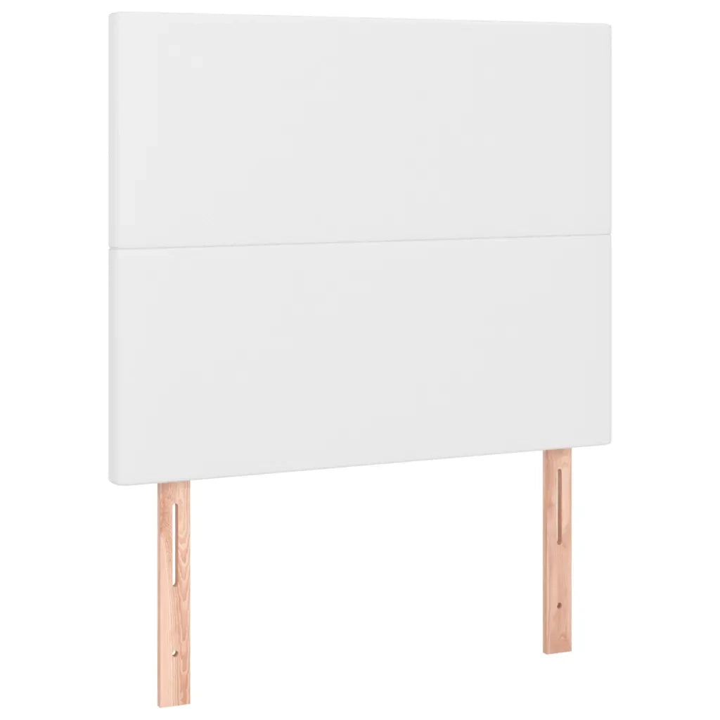 Giroletto a Molle con Materasso Bianco 90x200 cm in Similpelle 3137522