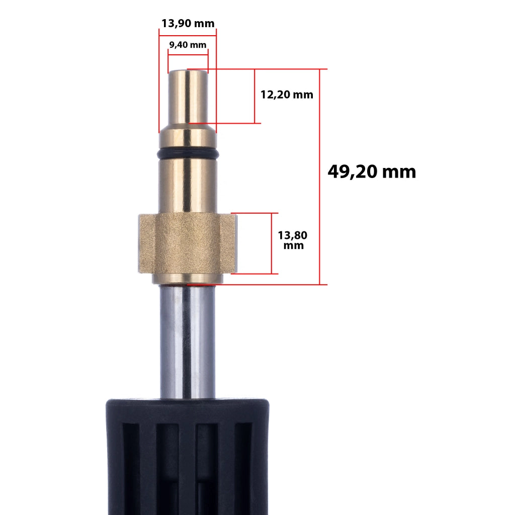 Adattatore per Idropulitrice Lavor – Compatibile con Kärcher K Bayonet | Pressione Max 160 BAR, Temp Max 60°C