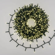 Catena Nastro 6cm NTLG 1000 MiniLED cavo Verde 4+30,5m Luci di Natale