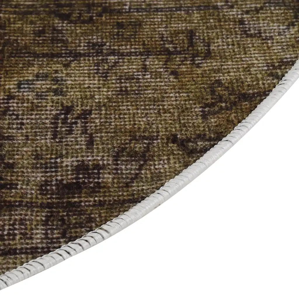 Tappeto Lavabile Patchwork φ120 cm Multicolore 337969