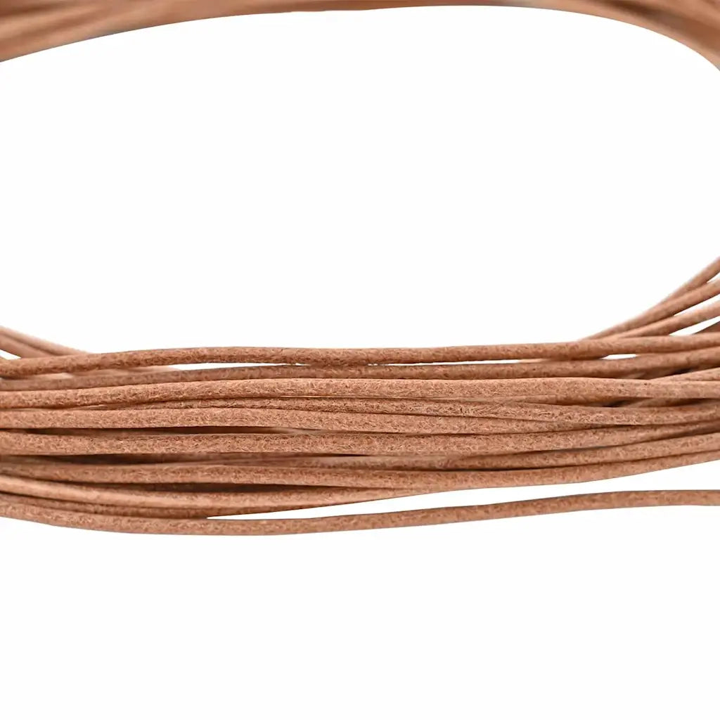 Cordino in Pelle Marrone ?1 mm x 10 m Pelle CFW6761242