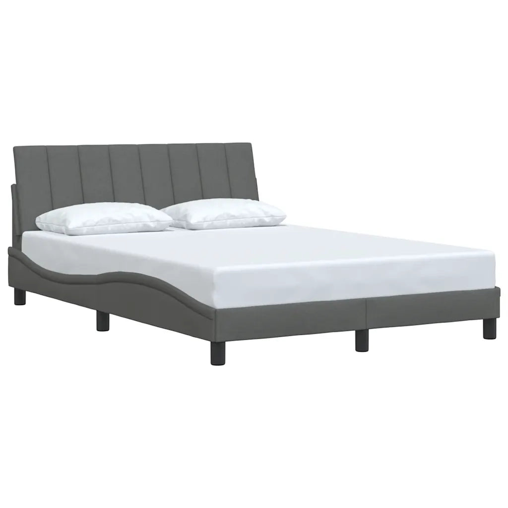 Giroletto senza Materasso Hanko Grigio Scuro 140x190 cm Tessuto