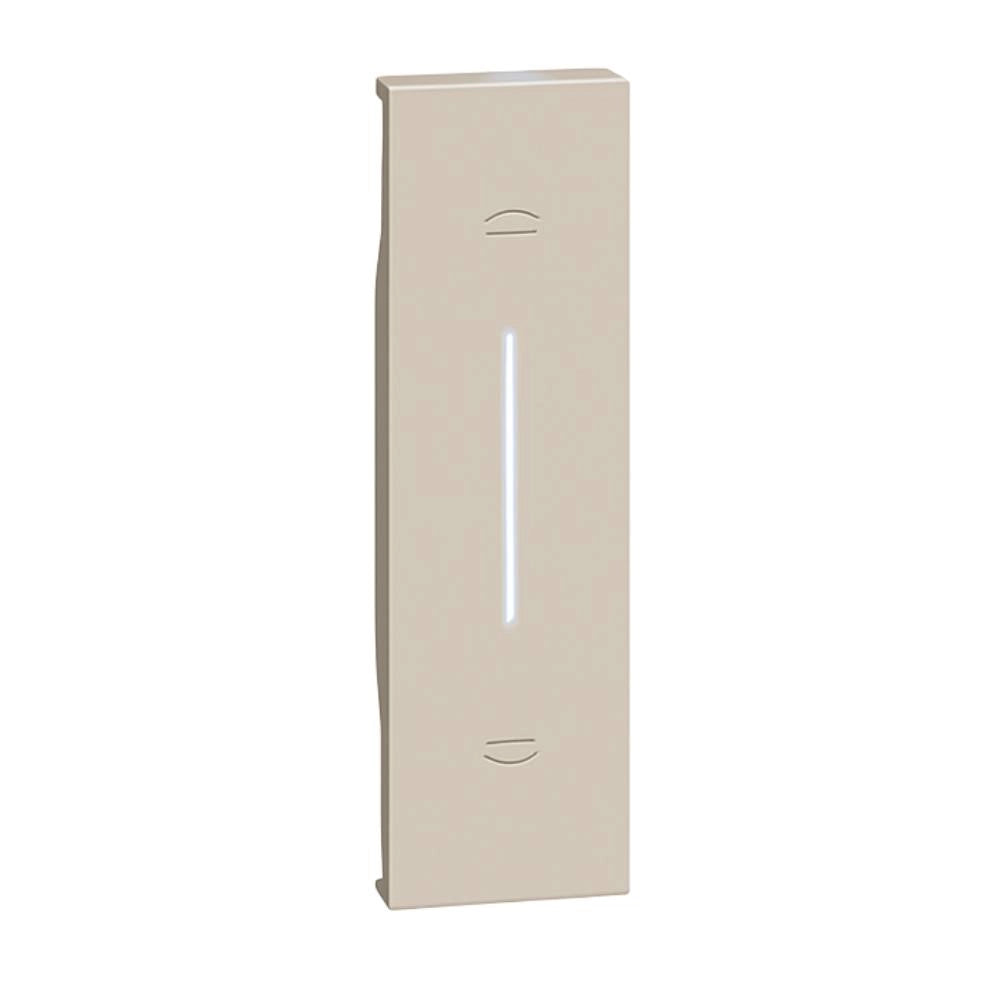 Bticino living now cover illuminabile 1 modulo per pulsanti e tapparelle *** colore sabbia, confezione 1