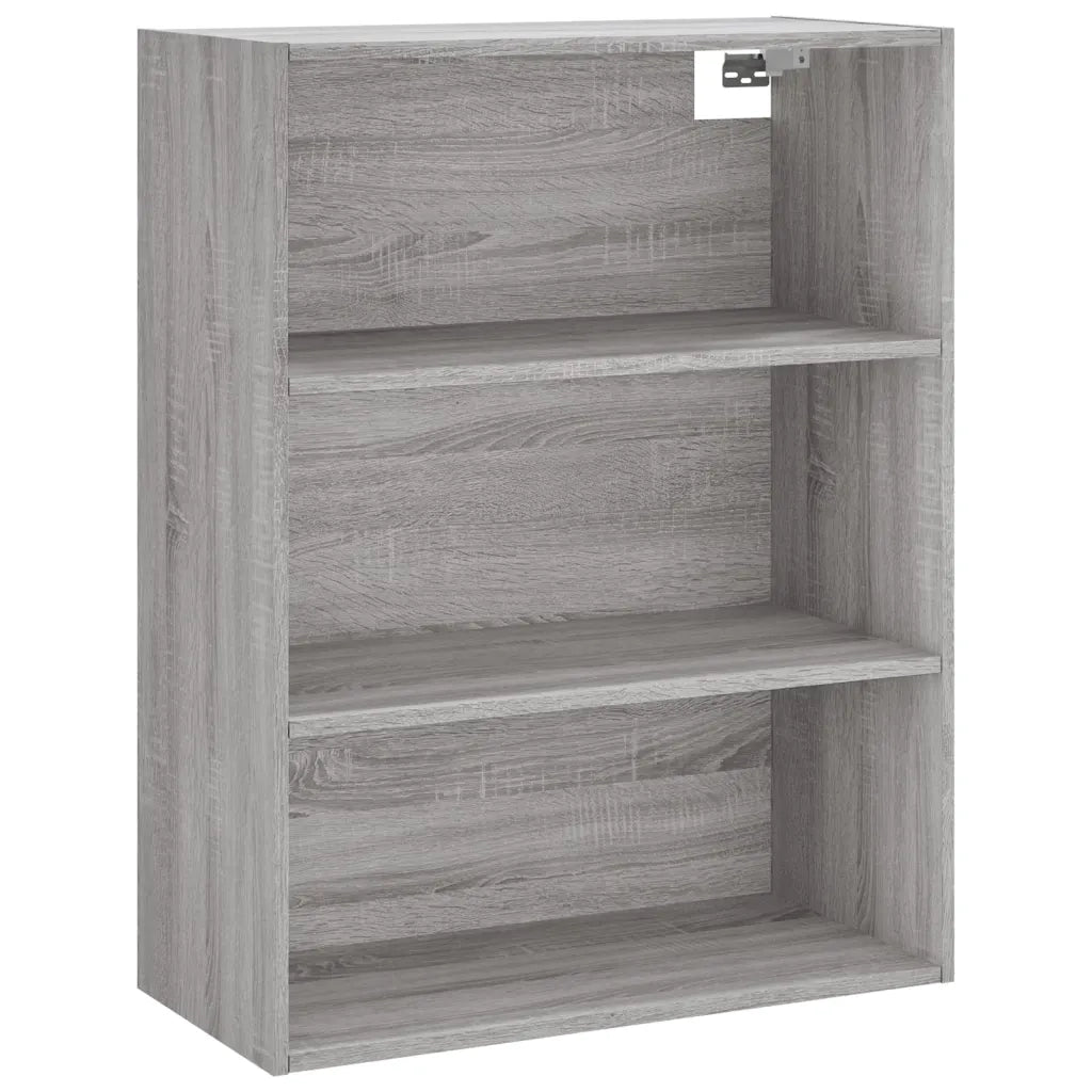 Credenza Grigio Sonoma 69,5x34x180 cm in Legno Multistrato 3190027