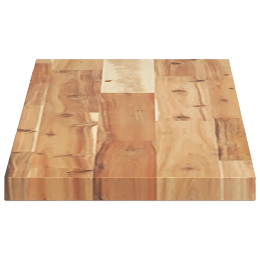 Mensole da Parete 2 pz 80x20x2 cm Legno Acacia Rifinito a Olio 3279504