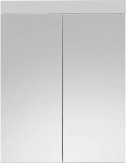 Specchio da bagno in vetro alto lucido - 60 x 77 x 17cm