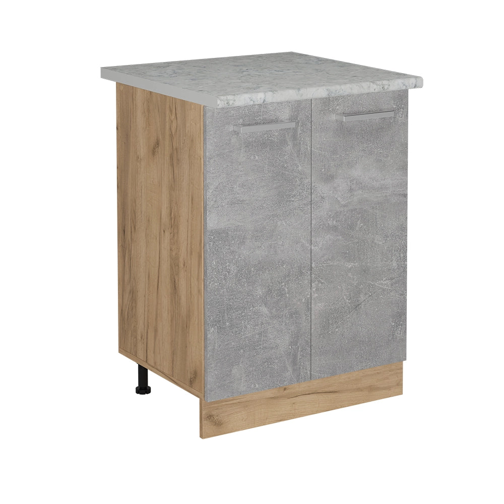 Vicco Mobiletto base cucina Calcestruzzo 60 cm PL Marmo