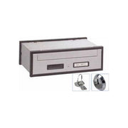 Silmec 30-501 SC5 Casellario Postale Orizzontale Anteriore Acciaio Zincato Serratura Cilindro 2 Chiavi 40x25x12.5 cm colore Argento