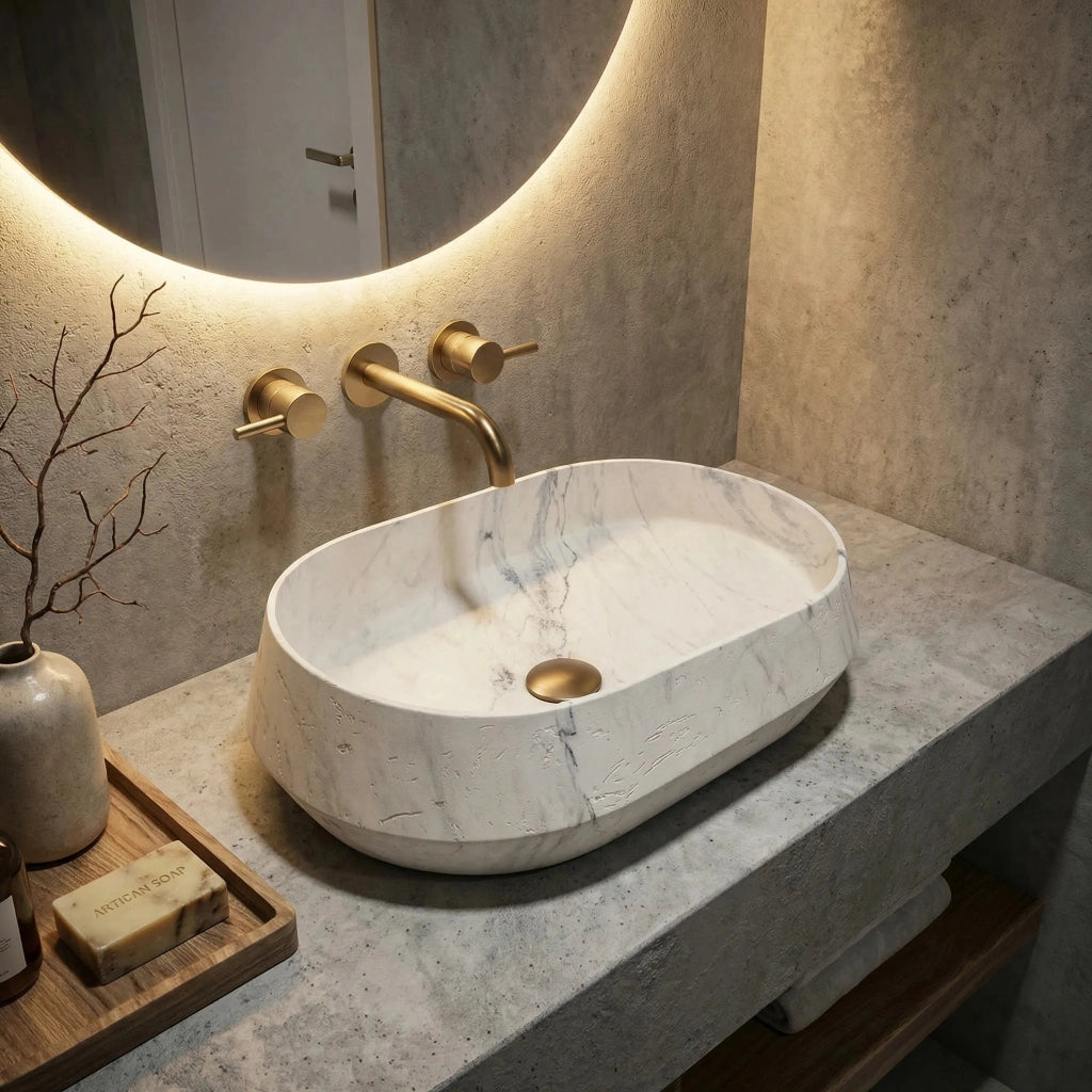 Lavabo Da Appoggio Rea Zoe Marlo