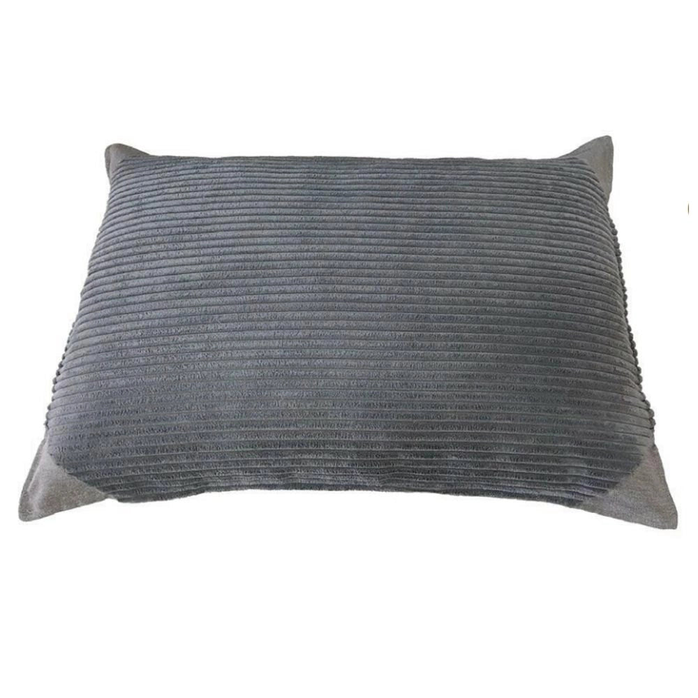 Cuscino sfoderabile per cani elegance velluto grey 70 cm