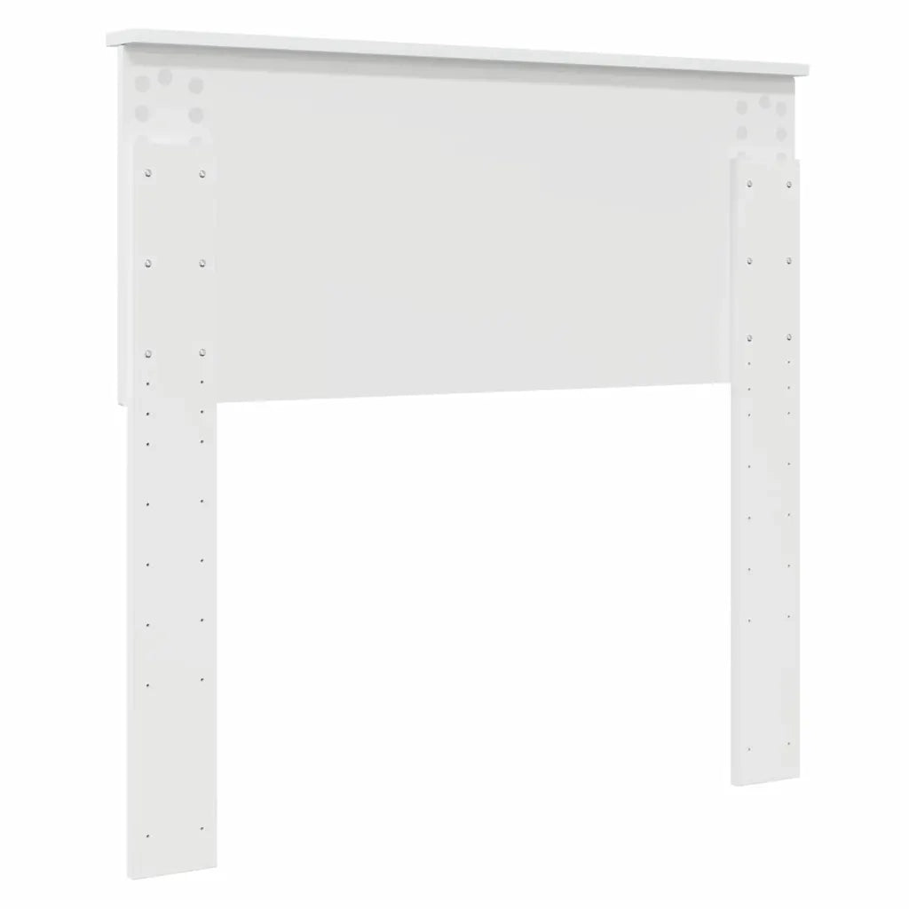 Testiera-Testata-Testiera Decorativa Bianco Lucido 90 cm Legno multistrato 328700