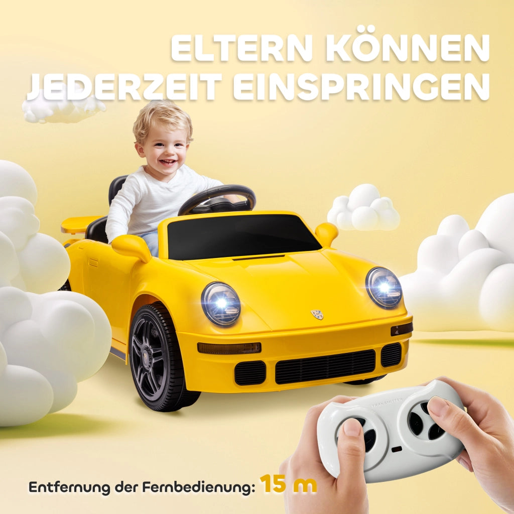 Auto elettrica per bambini ¨C Minimal ¨C Giallo