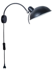 Applique Candellux Nora 21-53602 nera E14 con spina