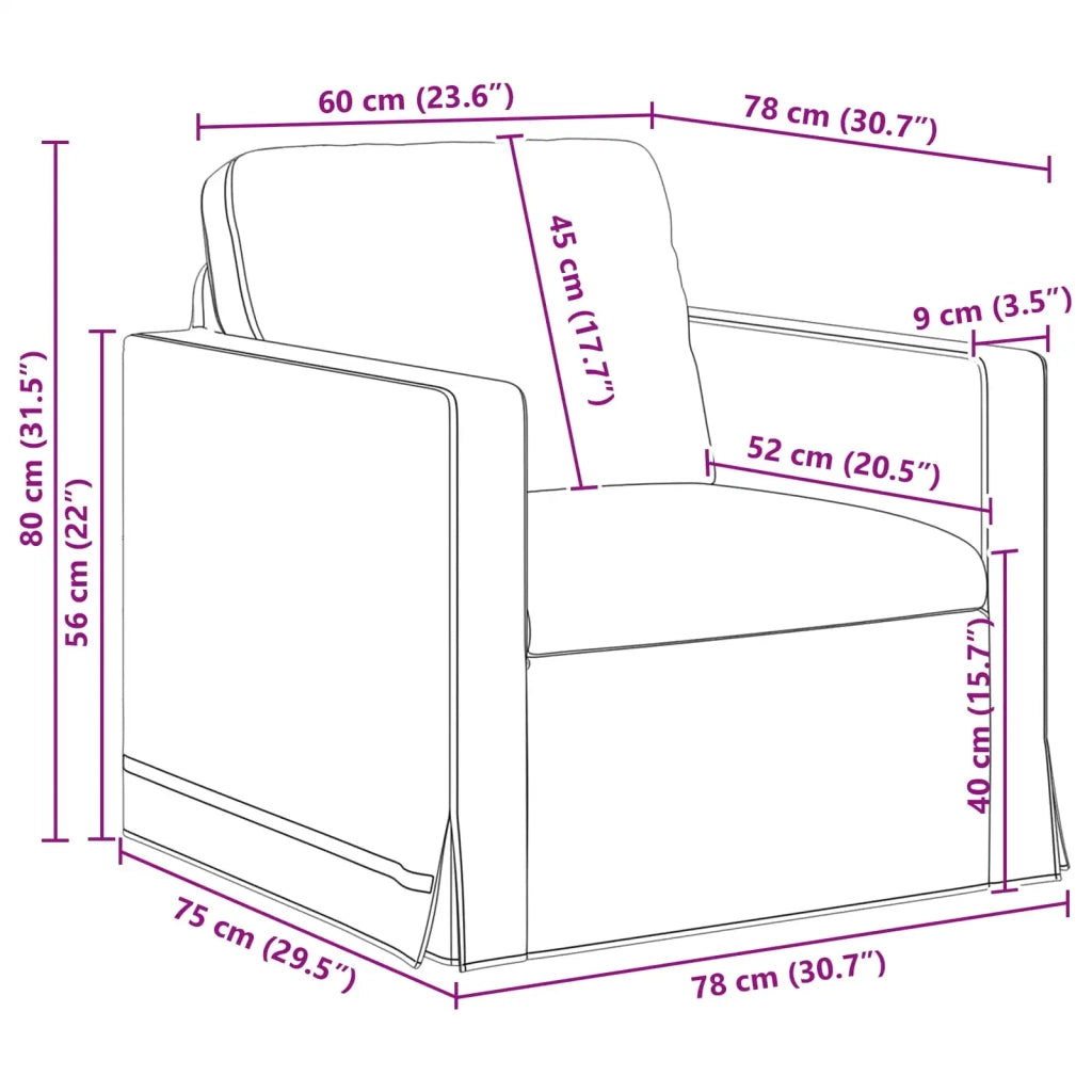 Set di divani 2 pcs Rosa 228 x 78 x 80 cm Velluto 3407629