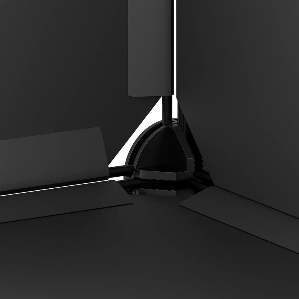 Scarpiera | Mobile per scarpe Nera 84,5x31x93,5 cm in PP