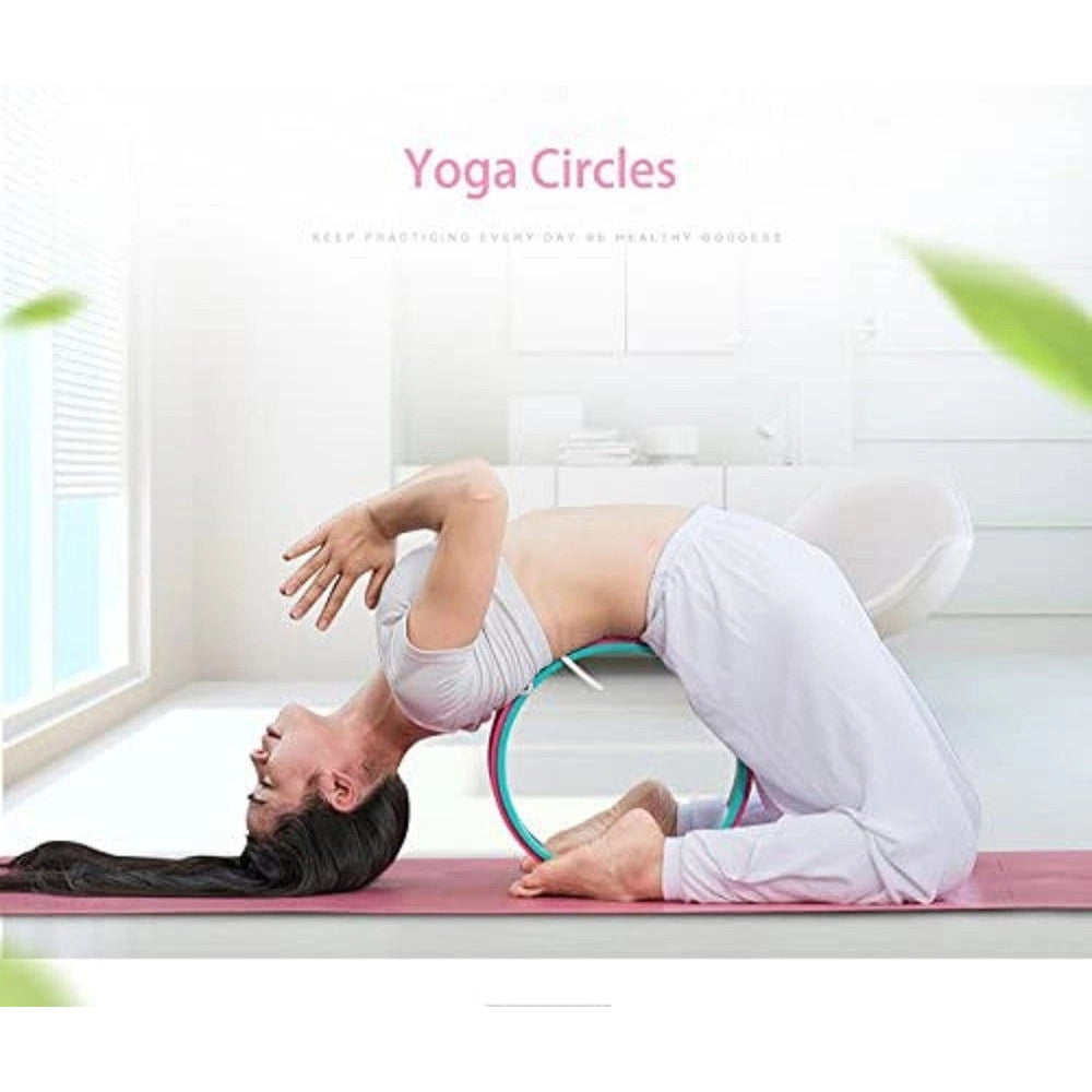 Trade Shop - Ruota Cerchio Per Stretching Sostegno Yoga Backbends Ponte Pose Danza Ginnastica -