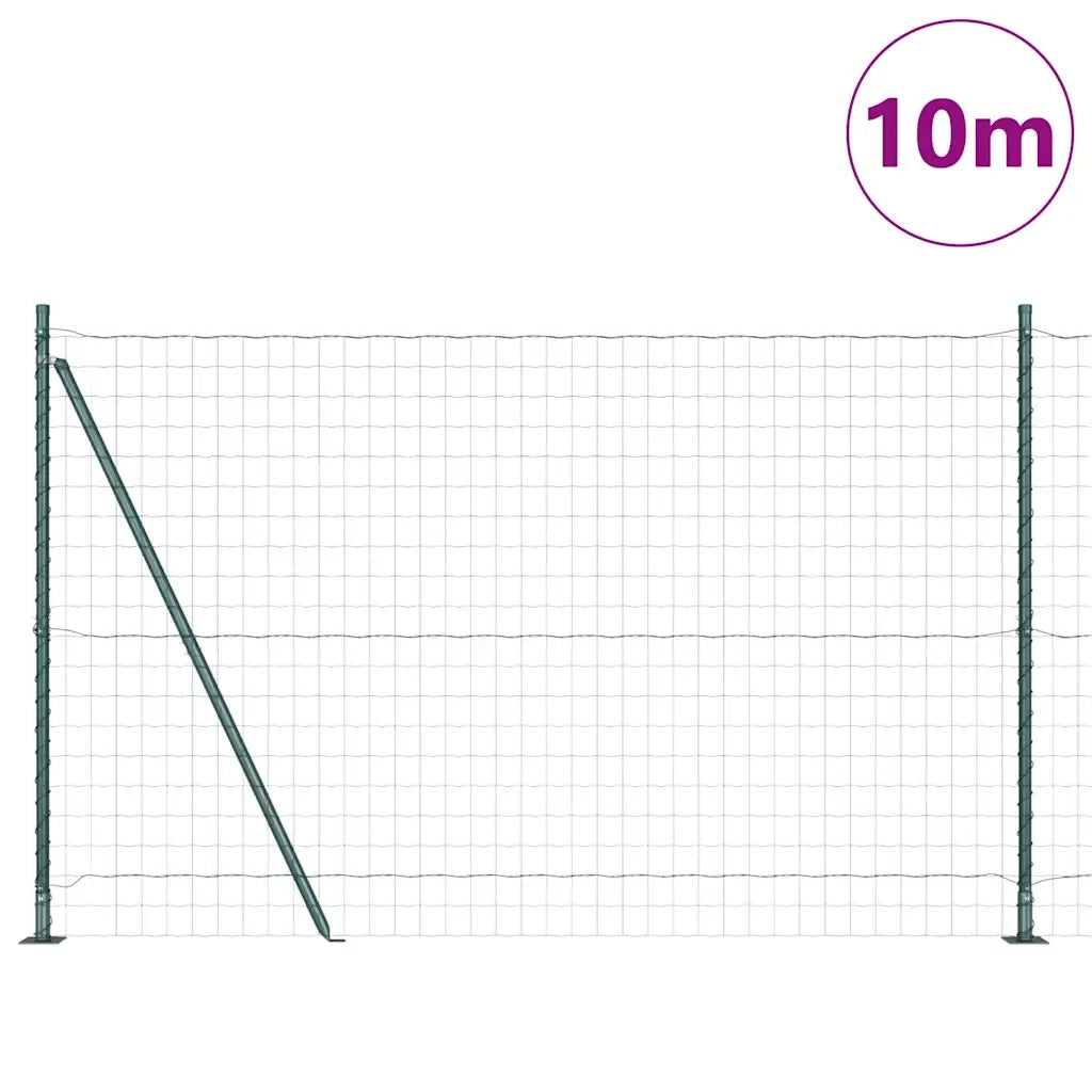 Recinzione con Posto Verde 1,5 x 10 m Acciaio 3350882