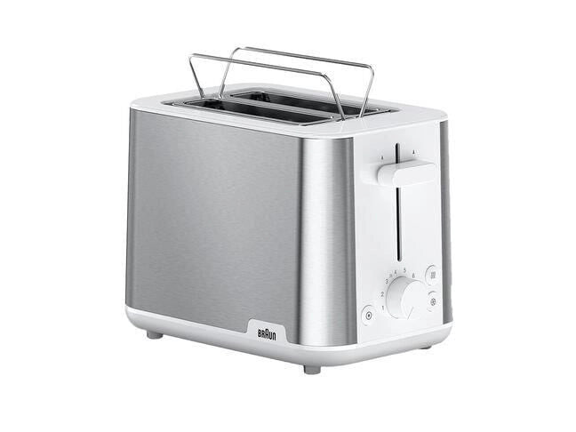 Braun HT 1510 8 2 fetta/e 900 W Acciaio inossidabile, Bianco
