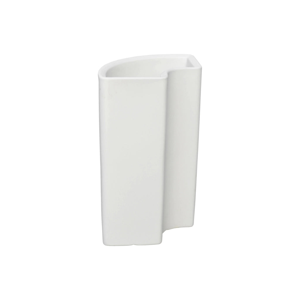 Vaso angolare Ivrea Bianco