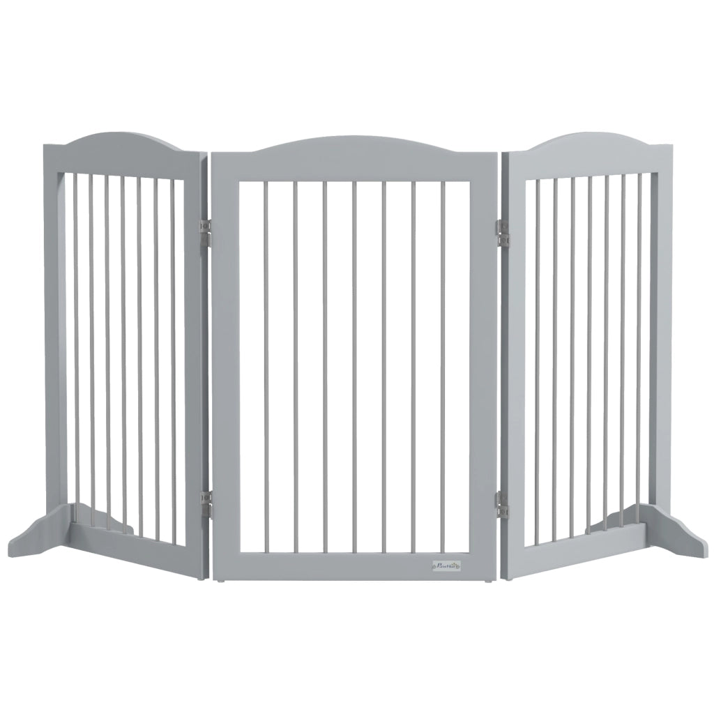 Barriera Sicurezza Pieghevole per Bambini e Cani ¨C zephmum ¨C Grigio 154x80 cm