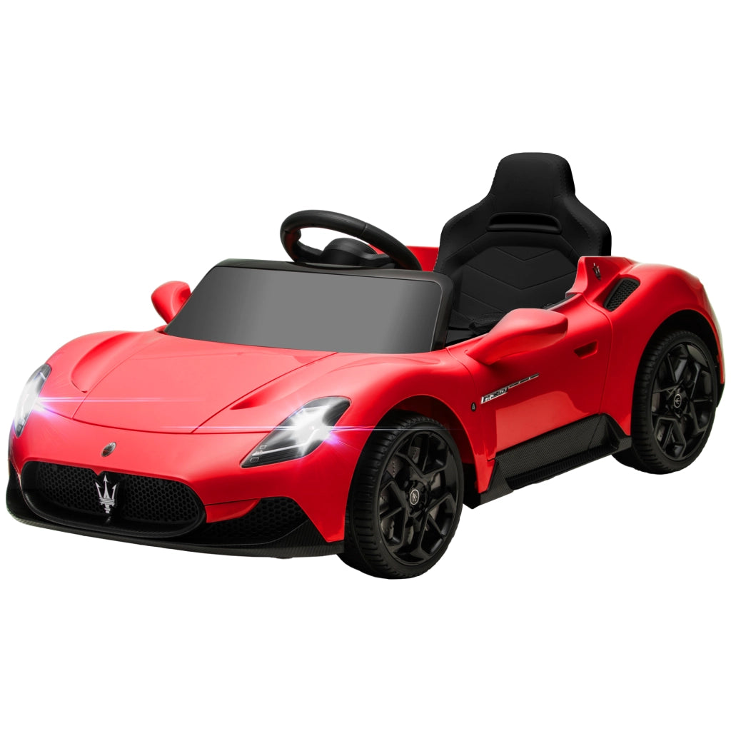 Auto Elettrica Maserati MC20 12V ¨C Xylo ¨C Rosso con Telecomando LED Musica 3-6 Anni