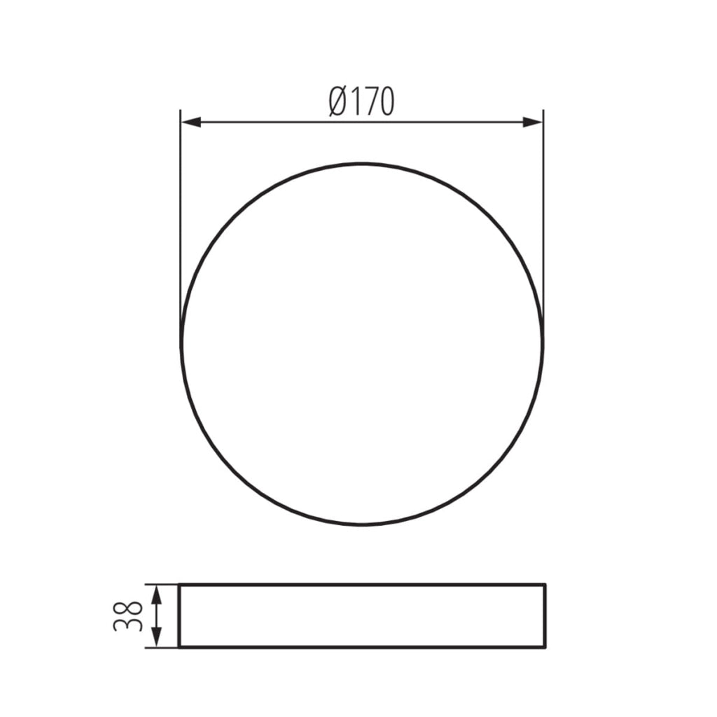Cornice rotonda plafone TAVO FRAME 18W Kanlux 36521